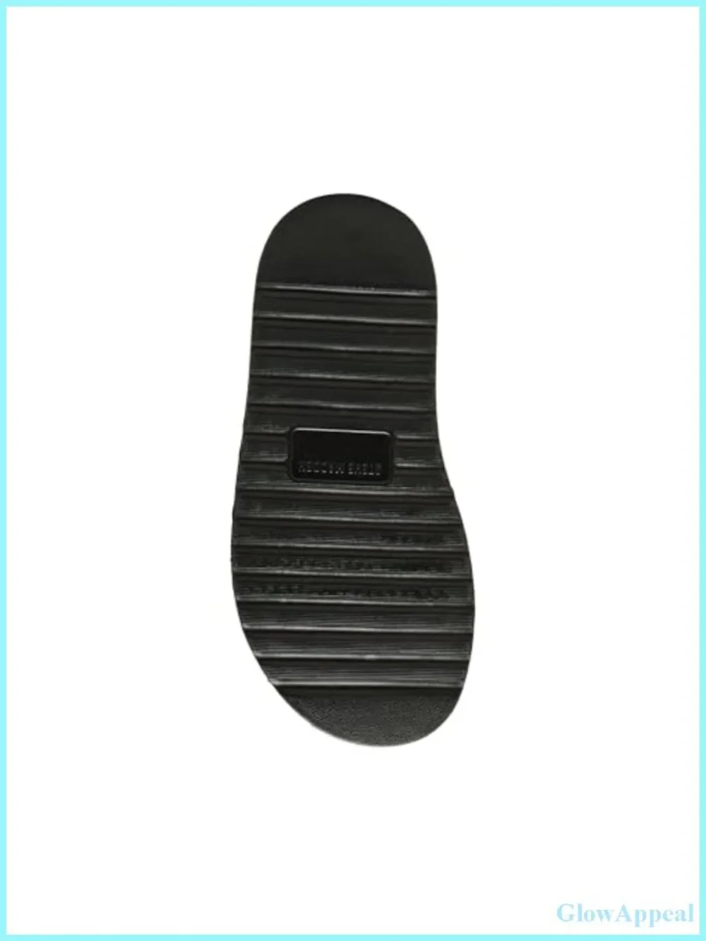 Womens Platform Sandals Black Jelly Double Velcro Strap 2 Inch Heel Round Toe